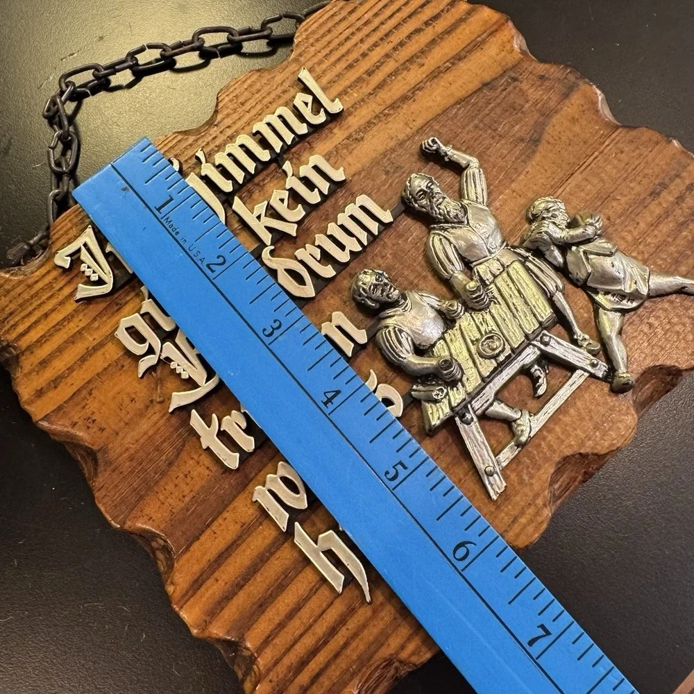 Wooden  Plaque Castle Core German 